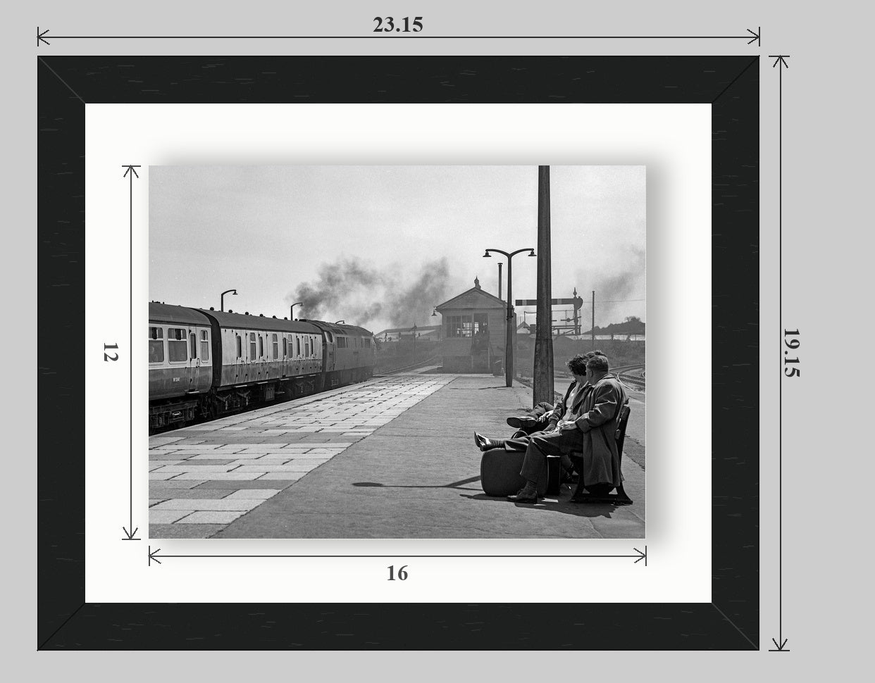 Western Clag at Par - 20x16 float-frame preview