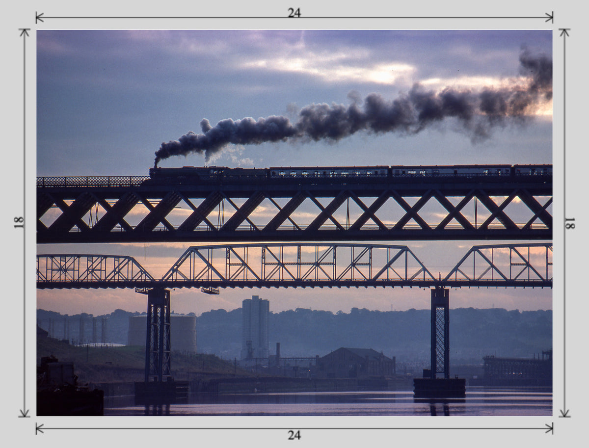 The Sunset Scotsman railway photograph - 24x18 print image