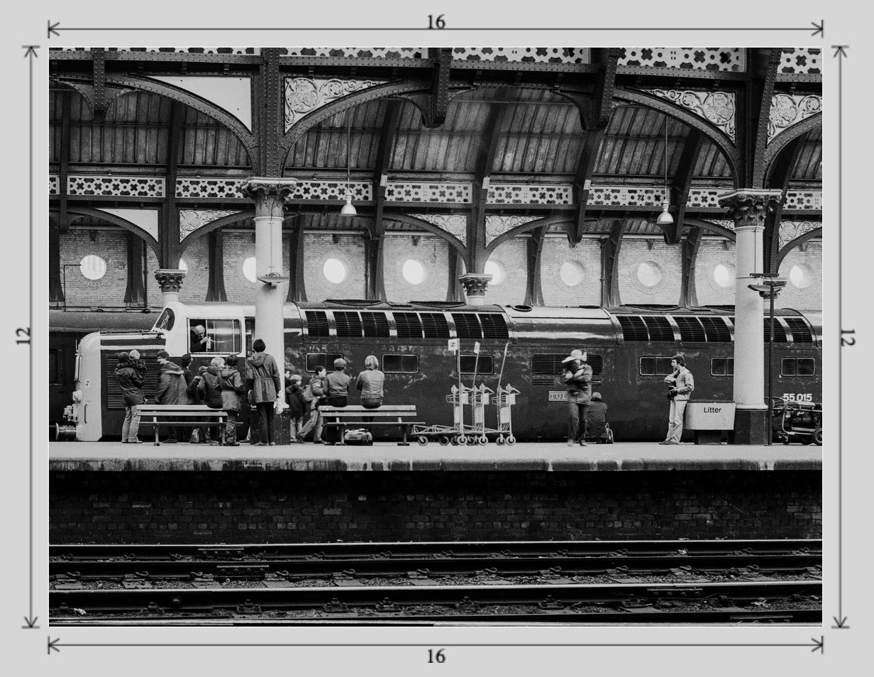 Tulyar at York railway photograph - 16x12 print image