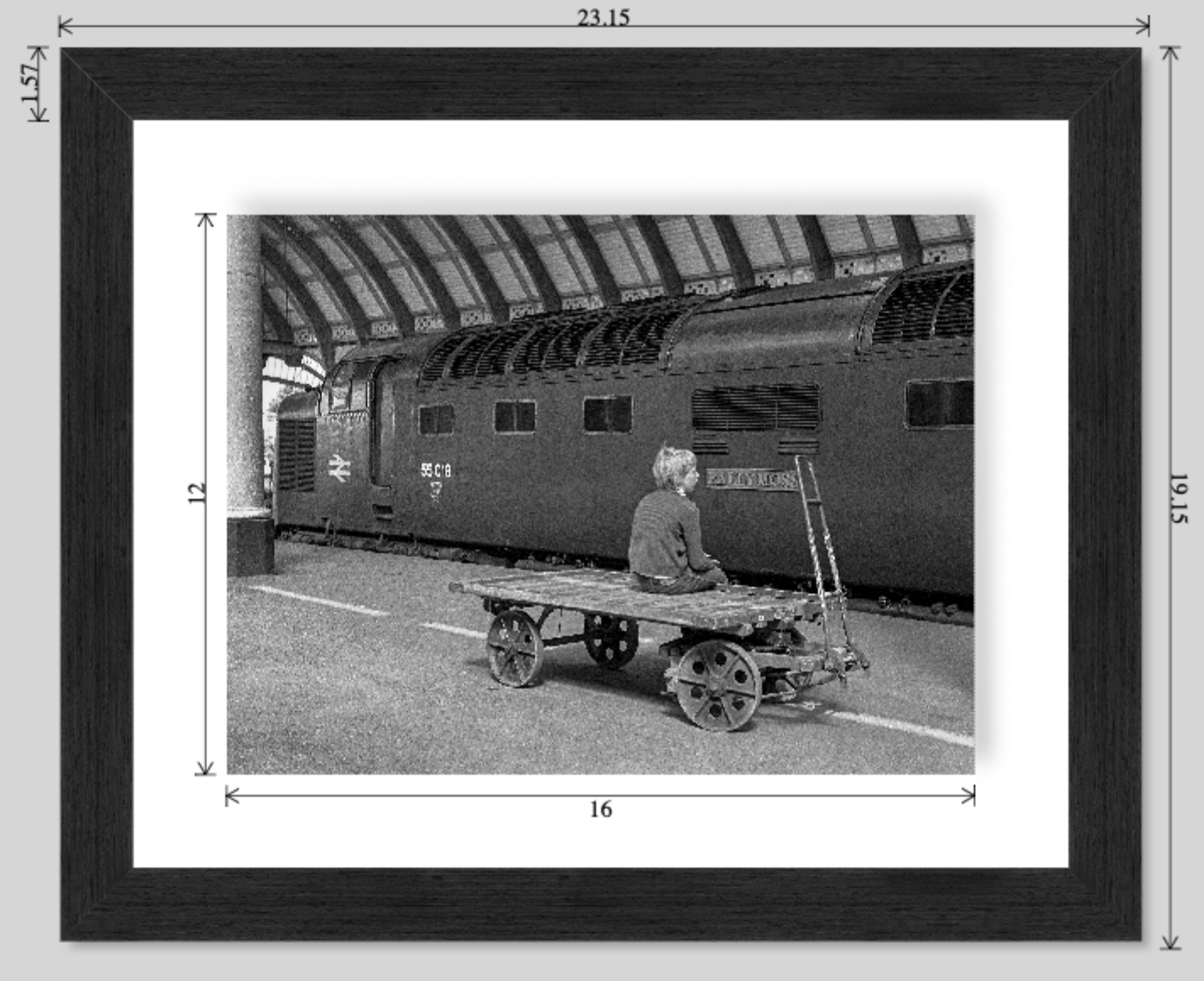 'Ballymoss' at York - Limited Edition Fine Art Float Frame