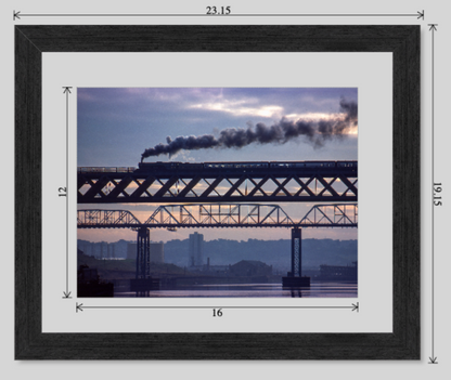 The Sunset Scotsman railway photograph - 20x16 float-frame preview