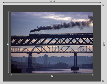 The Sunset Scotsman railway photograph - 14x11 matted preview