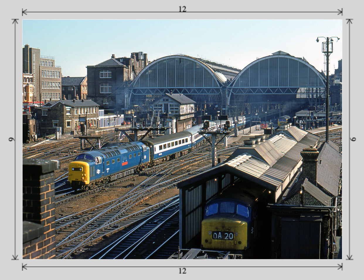 Kings Cross Deltic - Print - 12x9 print image