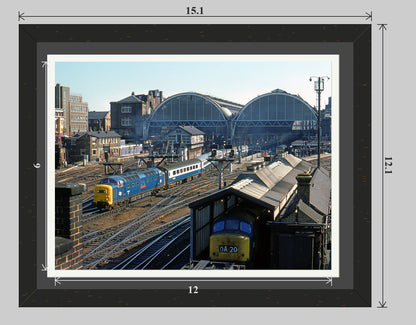 Kings Cross Deltic - Sanctuary Framed Print - 14x11 framed preview