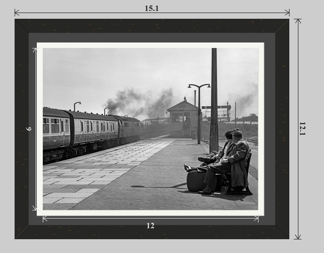Western Clag at Par - 14x11 framed preview