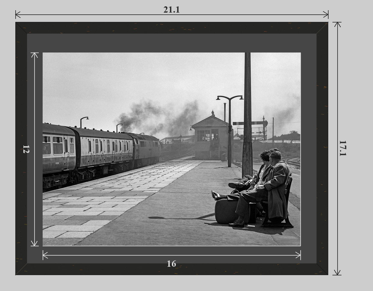 Western Clag at Par - 20x16 framed preview
