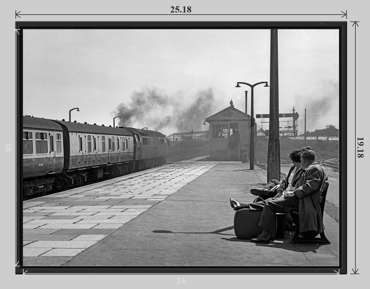Western Clag at Par - 24x18 tray-frame preview