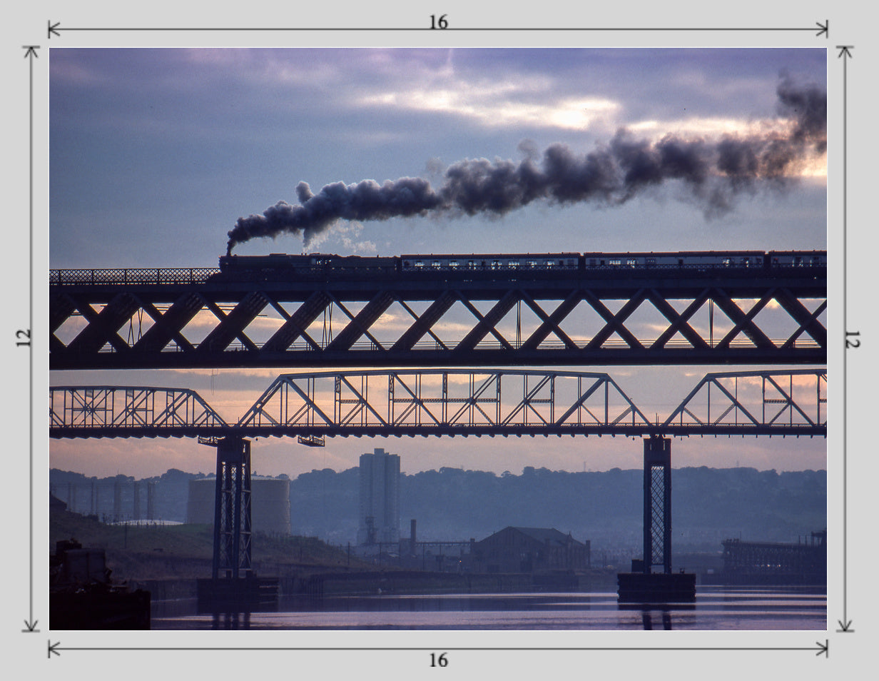 The Sunset Scotsman railway photograph - 16x12 print image