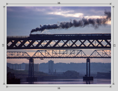 The Sunset Scotsman railway photograph - 16x12 print image